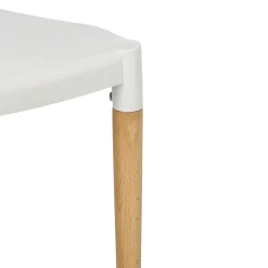 KRZESŁO Z TWORZYWA I DREWNA Wicker PP Simplet ins. WISHBONE