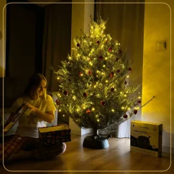 Kurtyna Świetlna Lampki Na Choinkę 160 lampek LED 8 Pasm