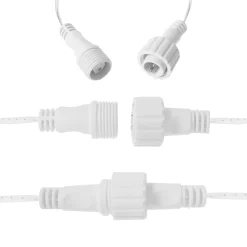 Kurtyna świetlna 500 led girlanda lampki zew. 24 m biały ciepły