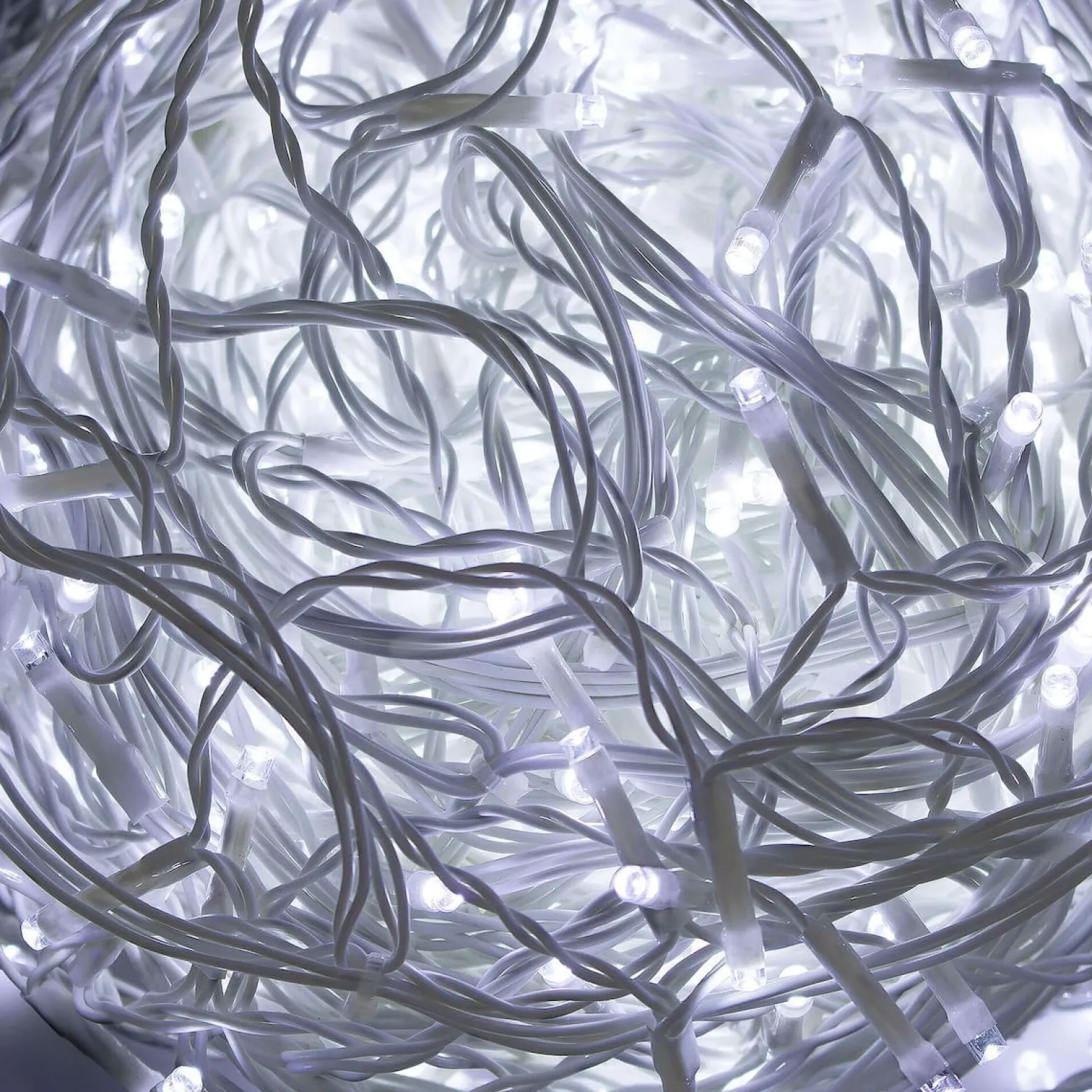 Kurtyna świetlna 300 led girlanda lampki zew. 15,5m biały zimny