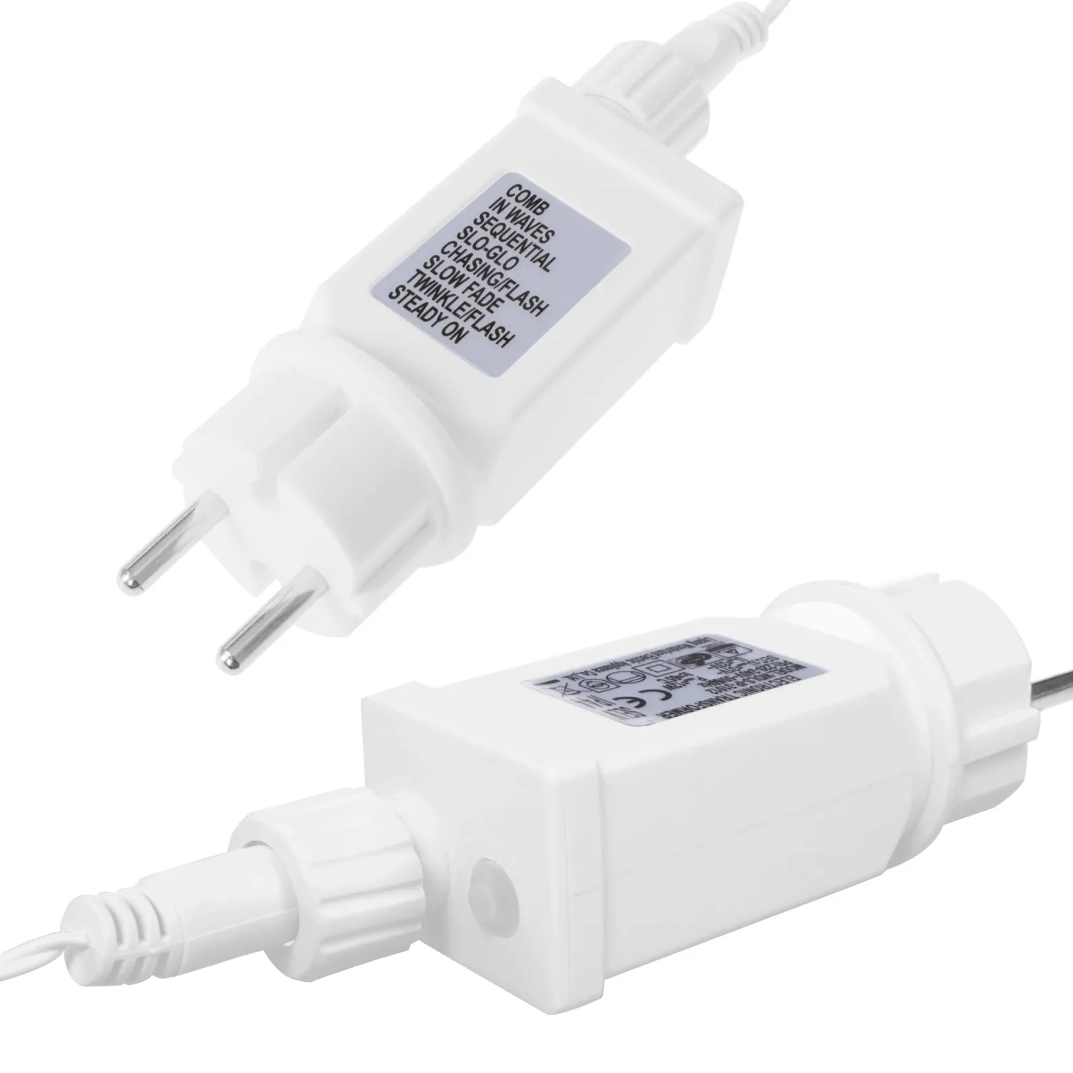 Kurtyna świetlna 200led lampki zewnętrzne sople ciepły biały