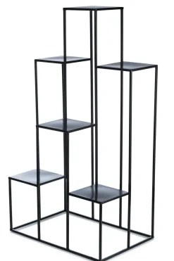 Kwietnik metalowy KASKADA na 6 kwiatów 110 cm LOFT