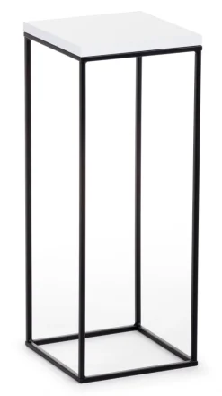 Kwietnik stojący 60 cm BasicLoft biały