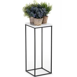 Kwietnik stojący 60 cm BasicLoft biały
