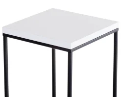 Kwietnik stojący 60 cm BasicLoft biały