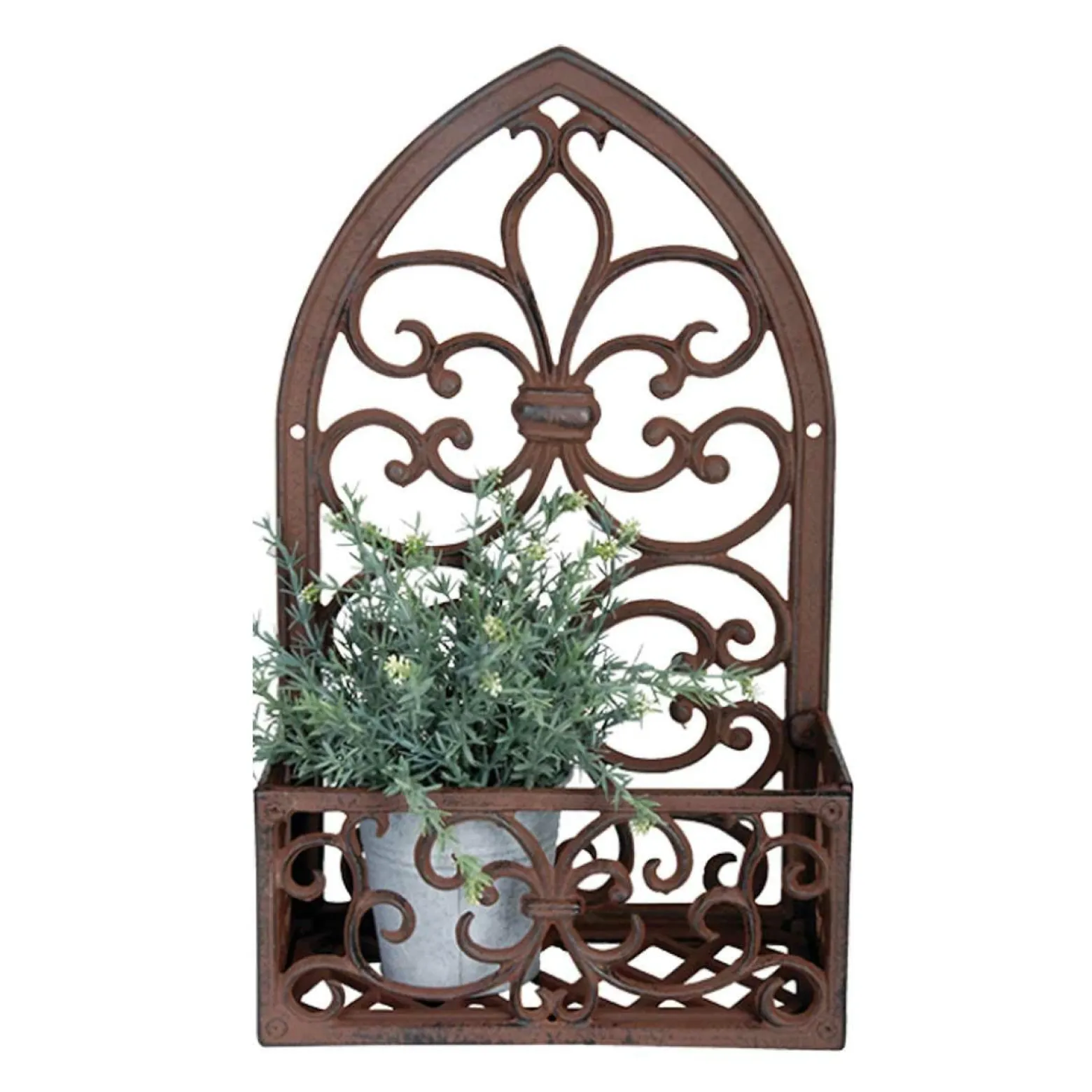 Kwietnik ścienny żeliwny vintage Esschert Design