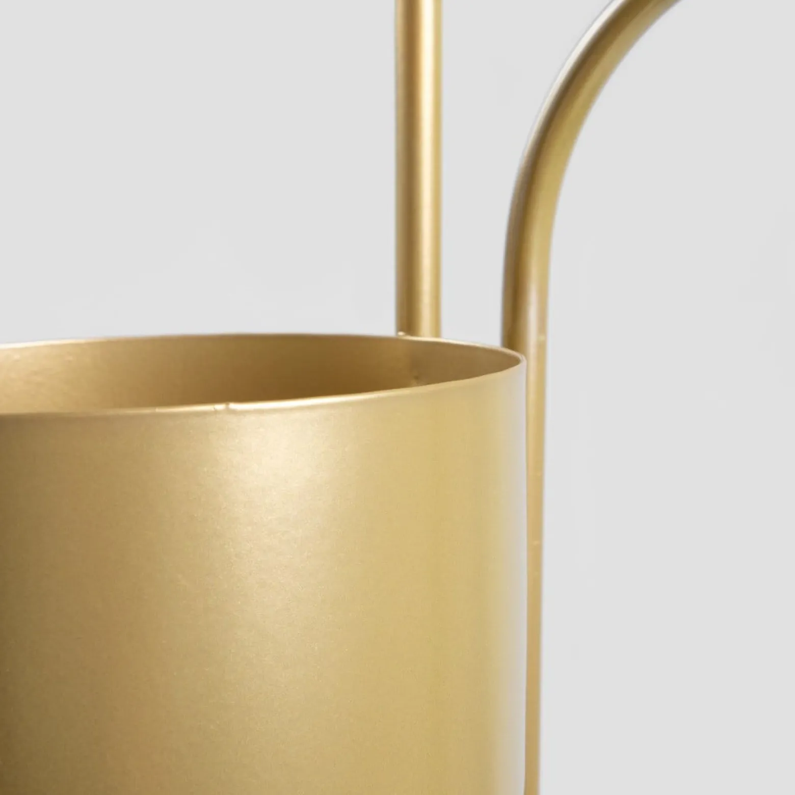 Kwietnik FLOERO metalowy złoty 49x14x80 cm HOMLA