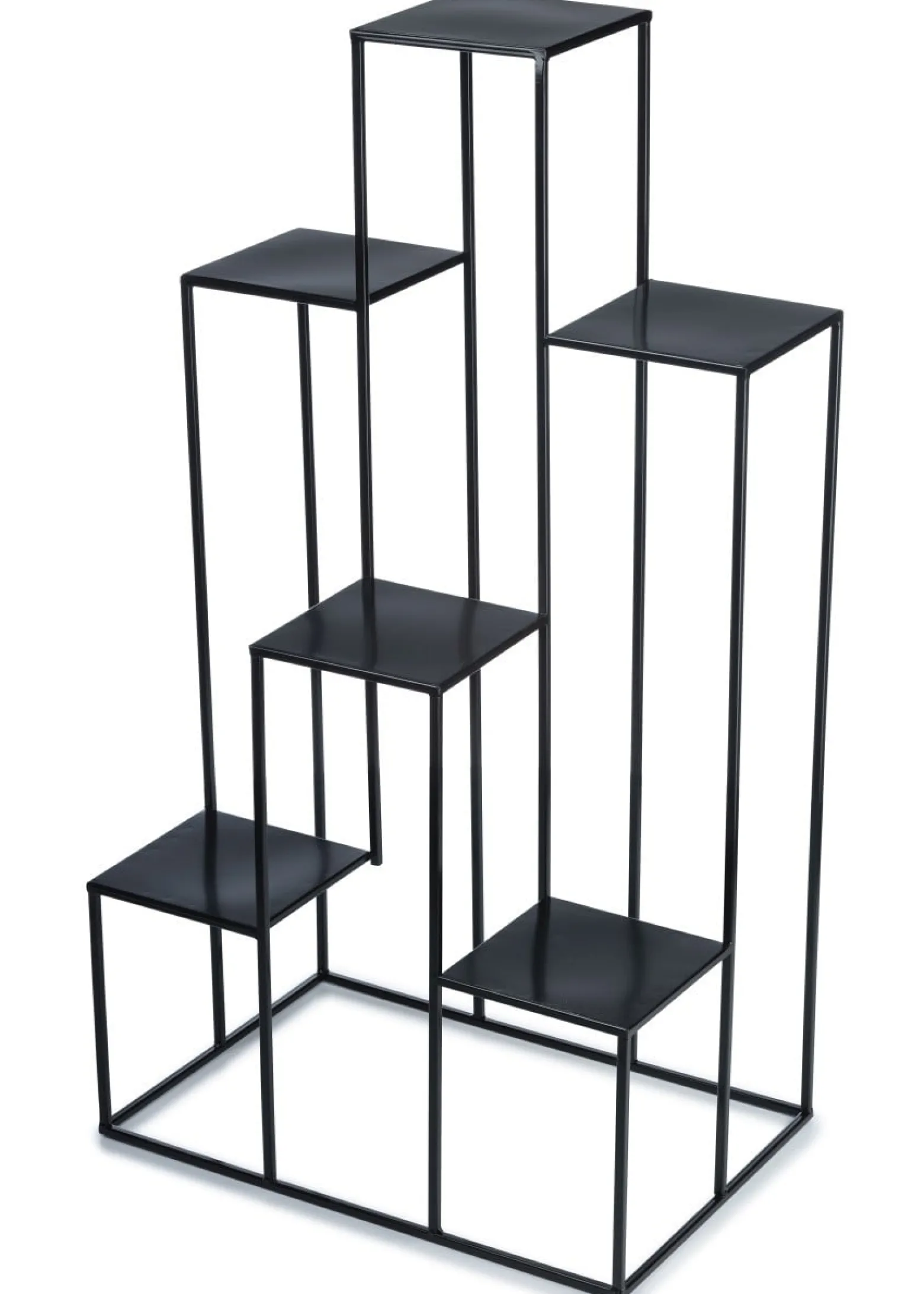 Kwietnik metalowy KASKADA na 6 kwiatów 110 cm LOFT