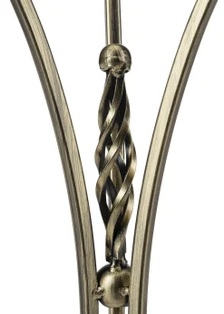 Kwietnik metalowy Shane złoty 28x60 cm Dekoracja salonu