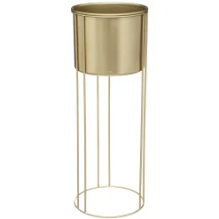 Kwietnik metalowy stojący, 2 sztuki, 58 cm