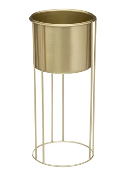 Kwietnik metalowy stojący, 2 sztuki, 58 cm