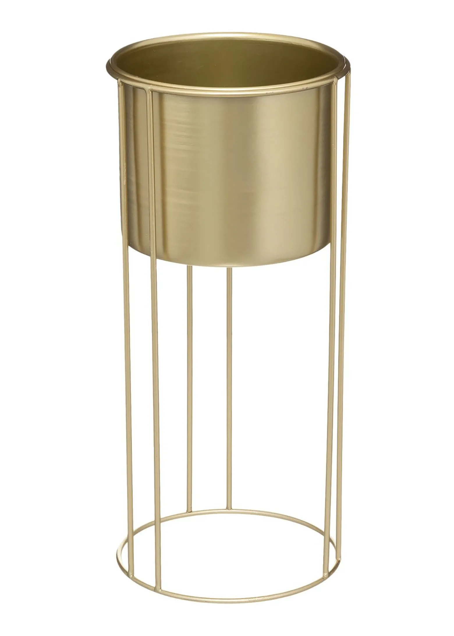 Kwietnik metalowy stojący, 2 sztuki, 58 cm