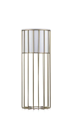 Kwietnik nowoczesny 55 cm złoto biały GLAM