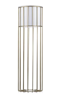 Kwietnik nowoczesny 70 cm złoto biały LOFT