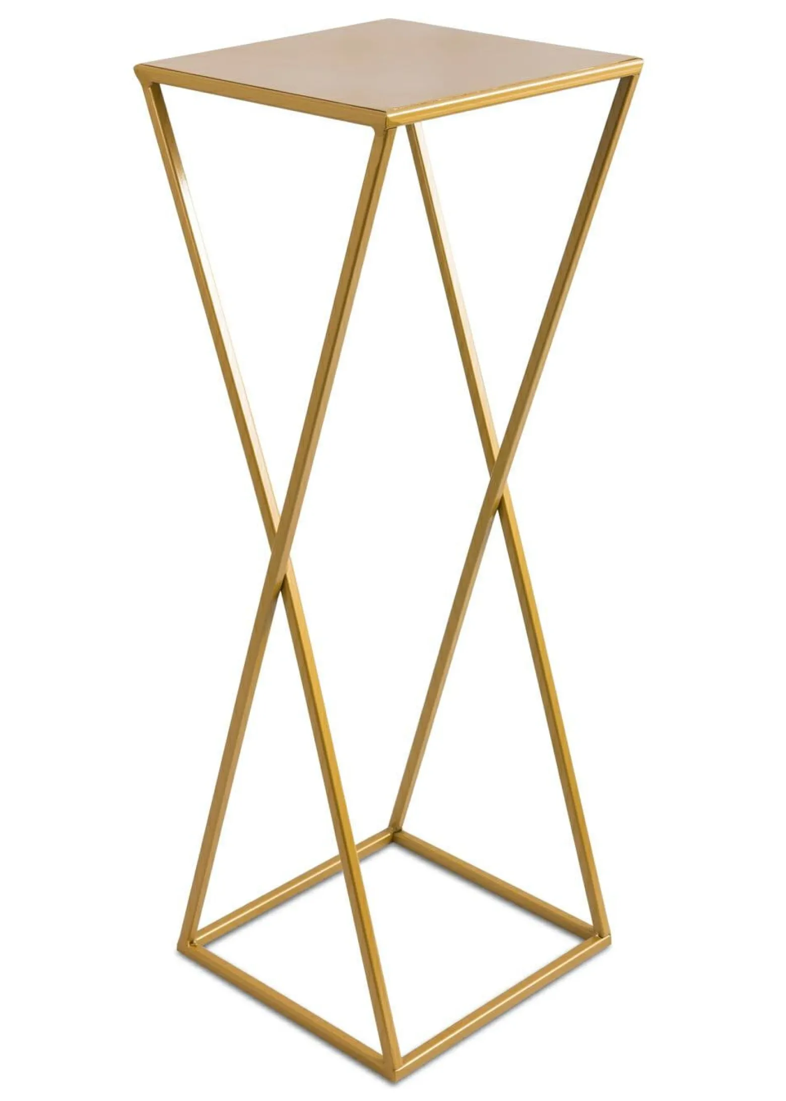 Kwietnik nowoczesny na rośliny 70 cm złoty LOFT