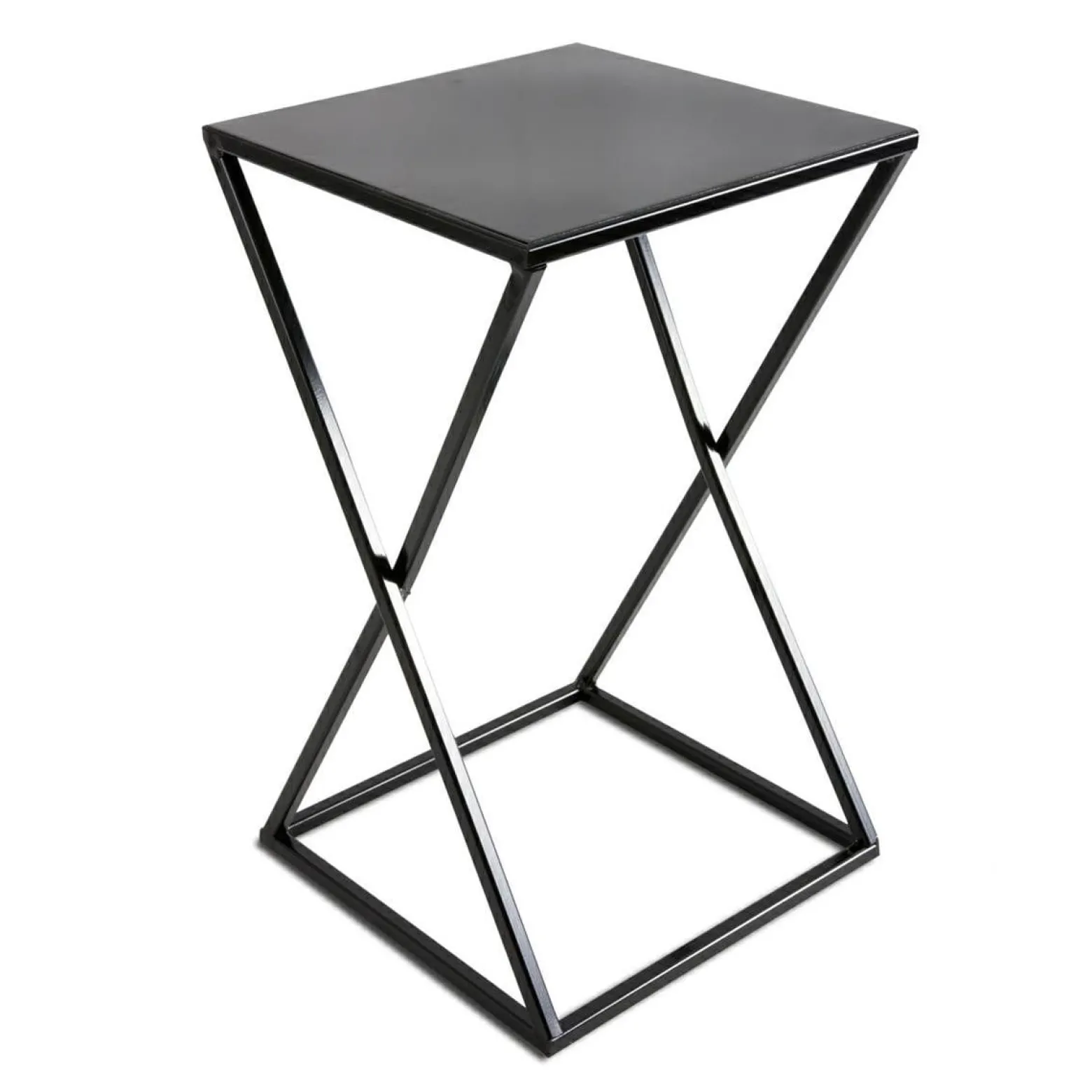 Kwietnik nowoczesny stojący 40 cm czarny