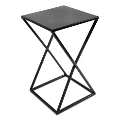 Kwietnik nowoczesny stojący 40 cm czarny