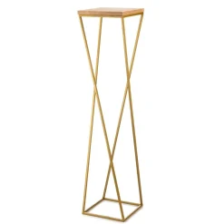 Kwietnik stojak 100 cm złoty metal GLAMOUR