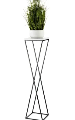 Kwietnik stojak LOFT 100 cm z blatem MDF