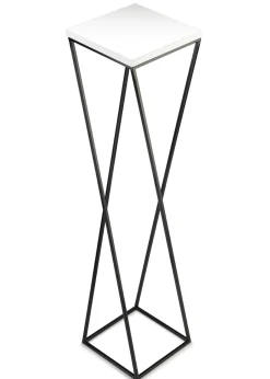 Kwietnik stojak na kwiaty 100 cm LOFT czarno biały