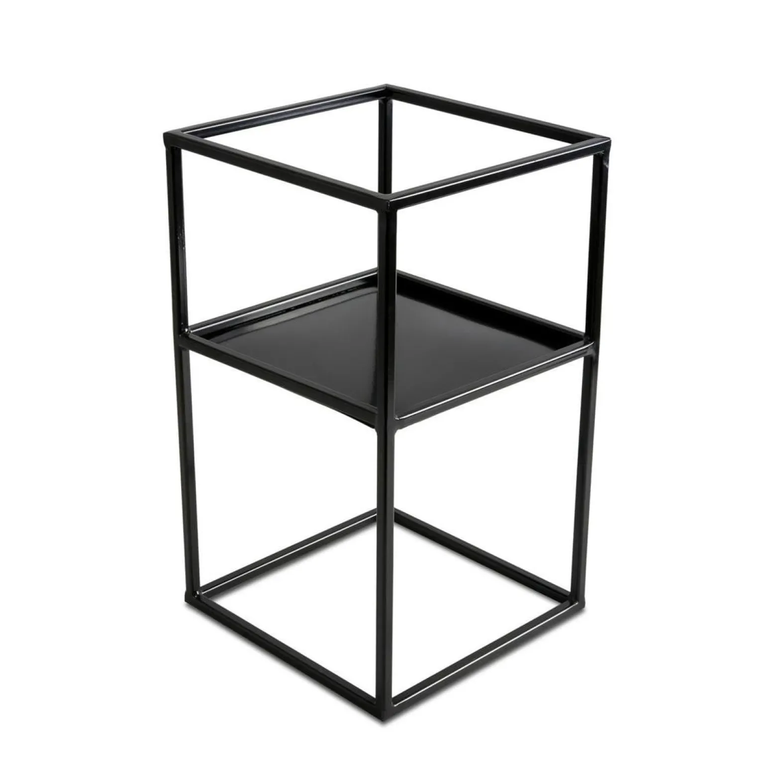 Kwietnik stojak na kwiaty z półką 40 cm LOFT