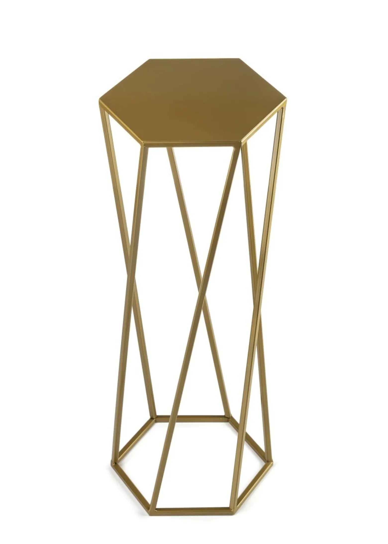 Kwietnik stojak na rośliny złoty 70 cm GLAM