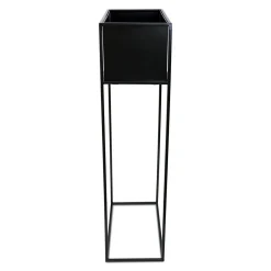 Kwietnik stojący skrzynia czarny 90 cm LOFT