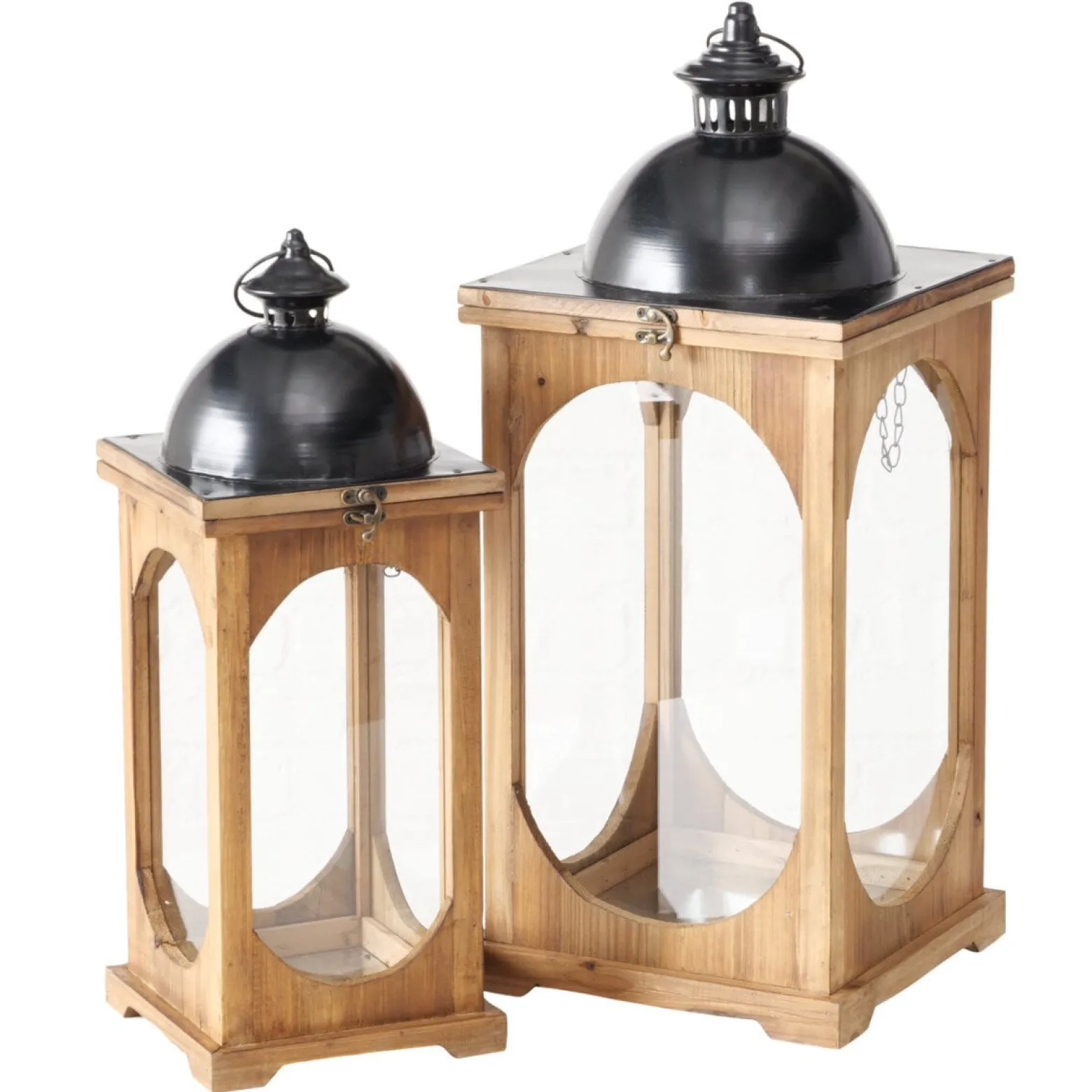 Lampiony do użytku wewnętrznego MELIRA, 2 szt, wys. 50-61 cm