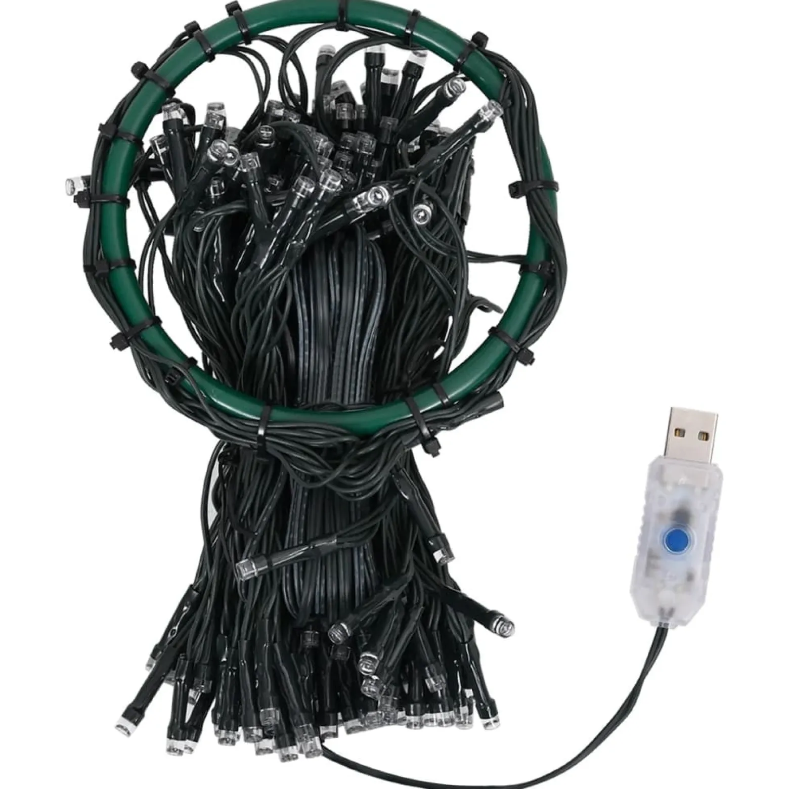 Lampka choinkowa Biały 500 cm PVC vidaXL