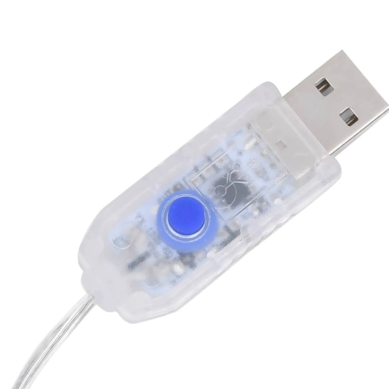 Lampka choinkowa Biały 500 cm PVC vidaXL