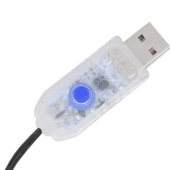 Lampka choinkowa Biały 300 cm PVC vidaXL