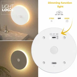 Lampka podszafkowa LED LL NAROK NL O-W LightLogic 66787 z czujnikiem ruchu