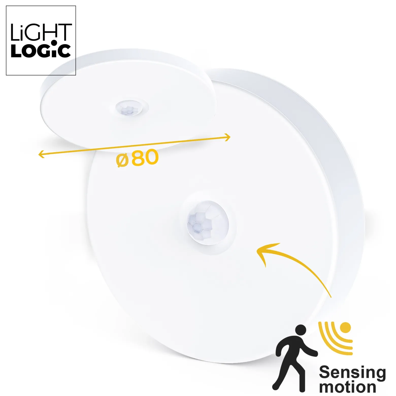 Lampka podszafkowa LED LL NAROK NL O-W LightLogic 66787 z czujnikiem ruchu