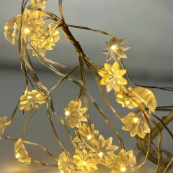 Lampki 20 Led Na Baterie Dekoracja Na Boże Narodzenie 95 Cm