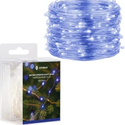 Lampki choinkowe 20 LED druciki mikro na baterie