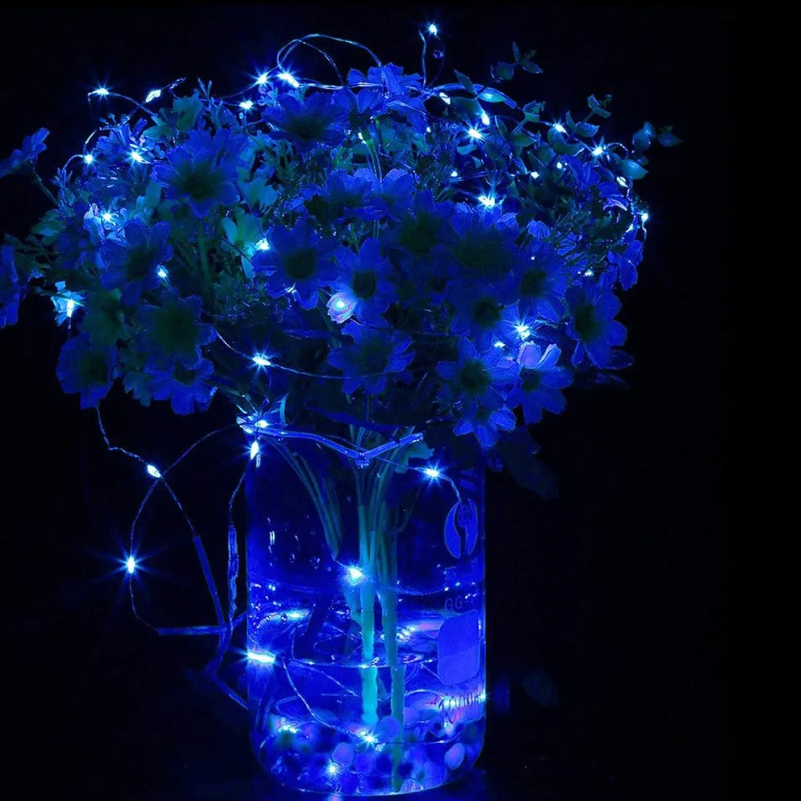 Lampki choinkowe 20 LED druciki mikro na baterie