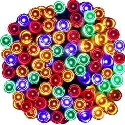 Lampki choinkowe 100 Led na baterie multikolor programator