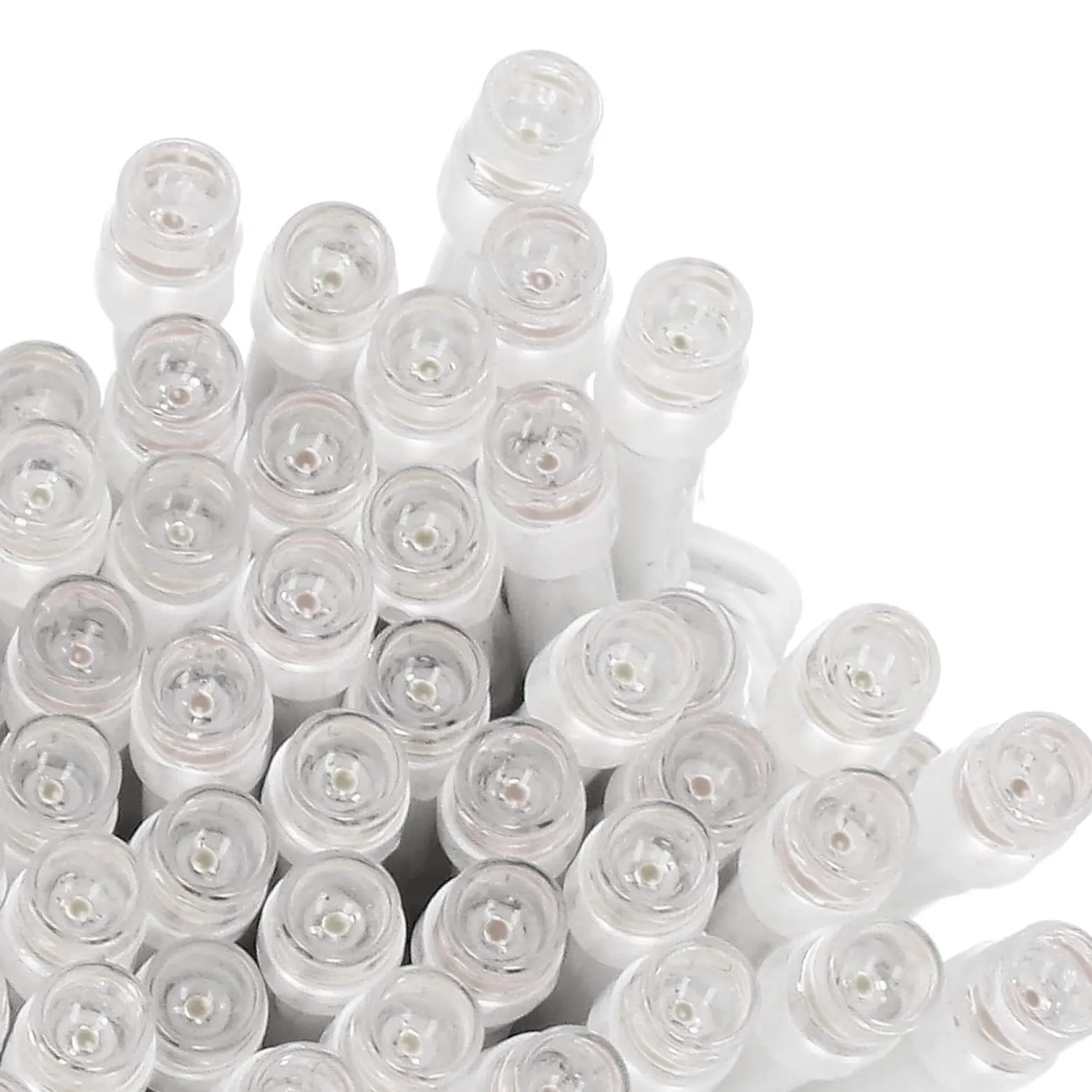 Lampki choinkowe 100 Led na baterie biały zimny z pilotem