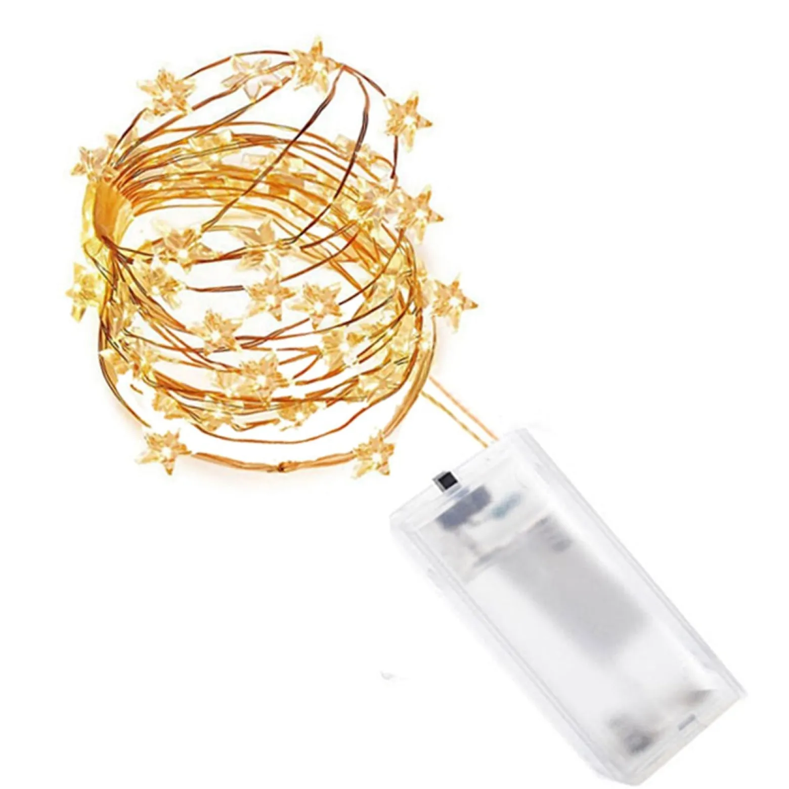 Lampki choinkowe 20 LED ciepły biały