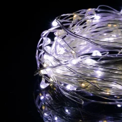 Lampki choinkowe 100 LED druciki mikro na baterie