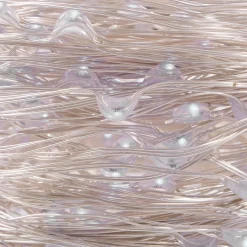 Lampki choinkowe 100 LED druciki mikro na prąd niebieskie