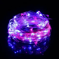 Lampki choinkowe 100 LED druciki mikro na baterie