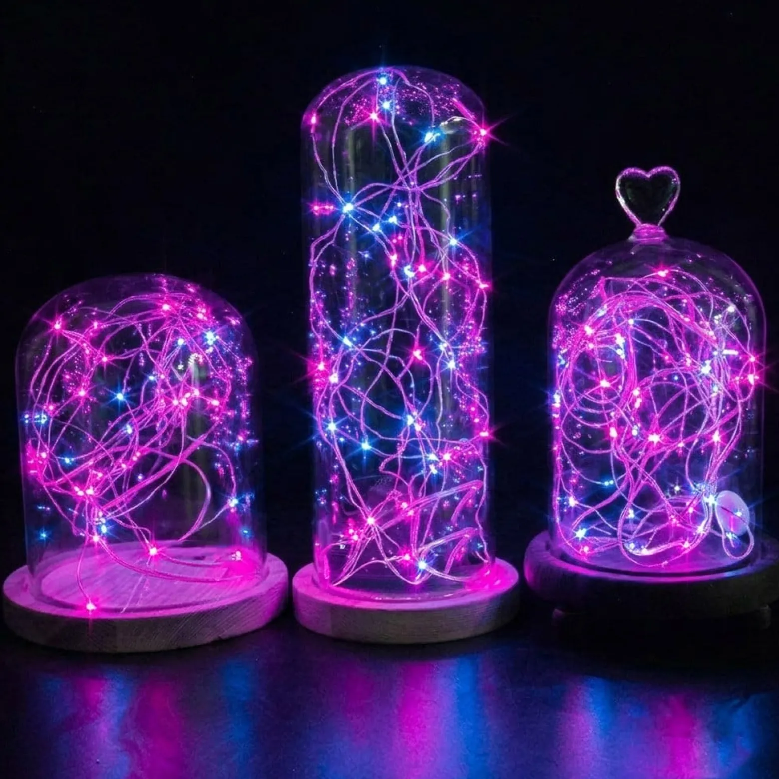 Lampki choinkowe 100 LED druciki mikro na baterie