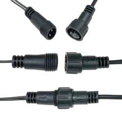 Lampki choinkowe 300 LED 15 m multikolor + flash zewnętrzne