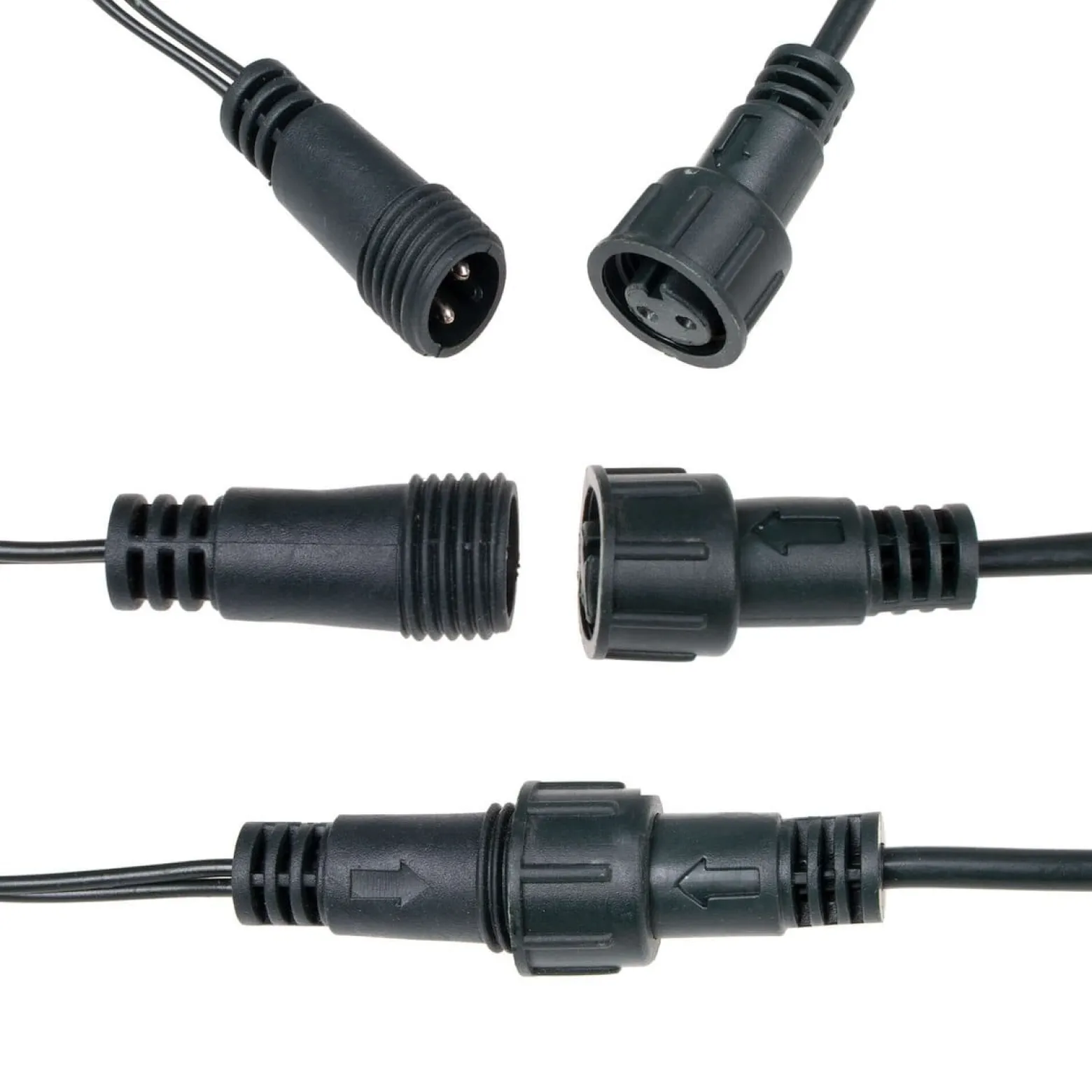 Lampki choinkowe 300 LED 15 m multikolor + flash zewnętrzne