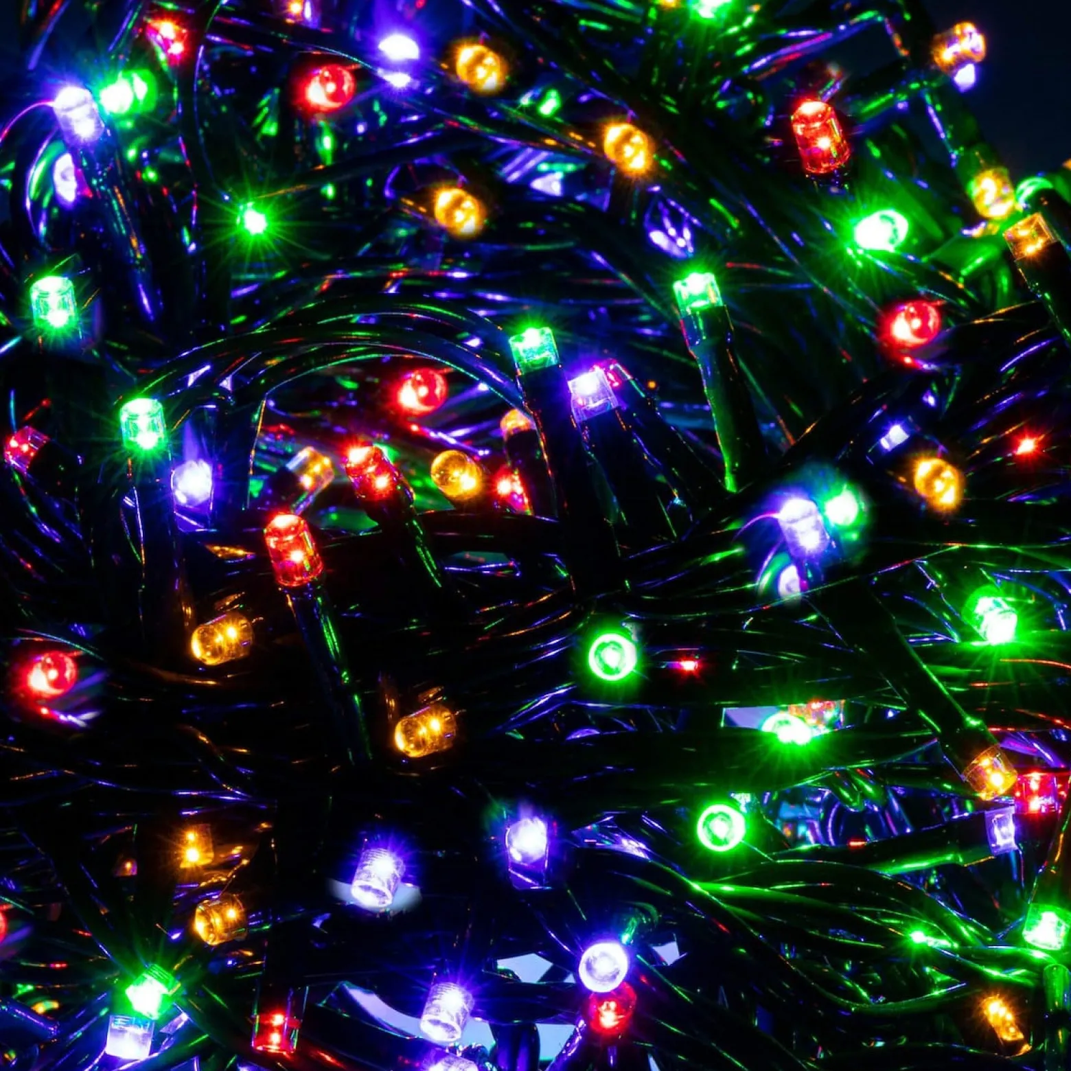 Lampki choinkowe 500 LED 41,5 m multikolor +flash zewnętrzne