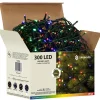 Lampki choinkowe 300 led multikolor 25,5 m oświetlenie IP44