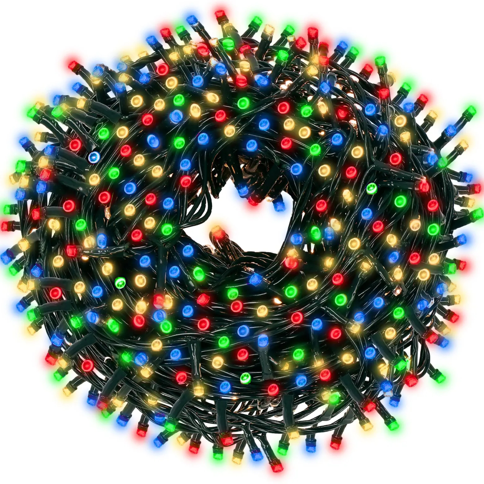 Lampki choinkowe 300 led multikolor 25,5 m oświetlenie IP44