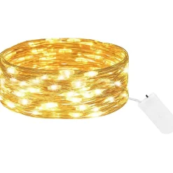 Lampki choinkowe 10 Led na baterie ciepły biały