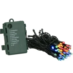 Lampki choinkowe 100 Led na baterie multikolor programator
